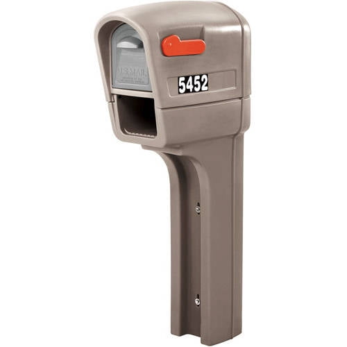 Step2 MailMaster Plus Plastic Mailbox with Stone Gray Finish Walmart