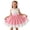 Pink, variant on Mint Green Girls Off-the-Shoulder Dress with Flared Sleeves and Long Flared Skirt
