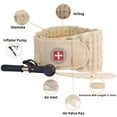 thumbnail image 2 of Cinturón de descompresión lumbar inflable para aliviar el dolor lumbar. Dispositivo de tracción lumbar con bomba manual. Talla única para cinturas de 29 a 49 pulgadas., 2 of 5