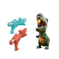 thumbnail image 2 of CYFW Dinosaur Ball Launcher Toy,Rotating Spray Shooting Game Set,24 Soft Bullets Twin Injectors,Green Outdoor Activity Dinosaur Shooting Game Stem Learning Gift, 2 of 7