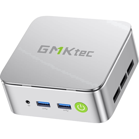 GMKtec G10 Mini PC, AMD Ryzen 5 3500U, 16GB RAM 512GB SSD, Mini Desktop Computers, WiFi5, BT5, Office Home Business HTPC, Triple 4K Display