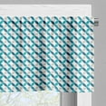 thumbnail image 5 of Ambesonne Vintage Valance & Curtain, Abstract Circular Geometric, 55"x30", Dark Seafoam Blue Grey, 5 of 7