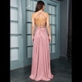 thumbnail image 4 of Vestido Elegante de Noche para Mujer, Sin Mangas, con Hombros Descubiertos, Ajustado, y Formal para Fiesta Rosa XXL, 4 of 6