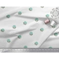 thumbnail image 2 of Soimoi Silk Fabric Leaves & Floral Block Decor Fabric Printed Yard 42 Inch Wide, 2 of 3