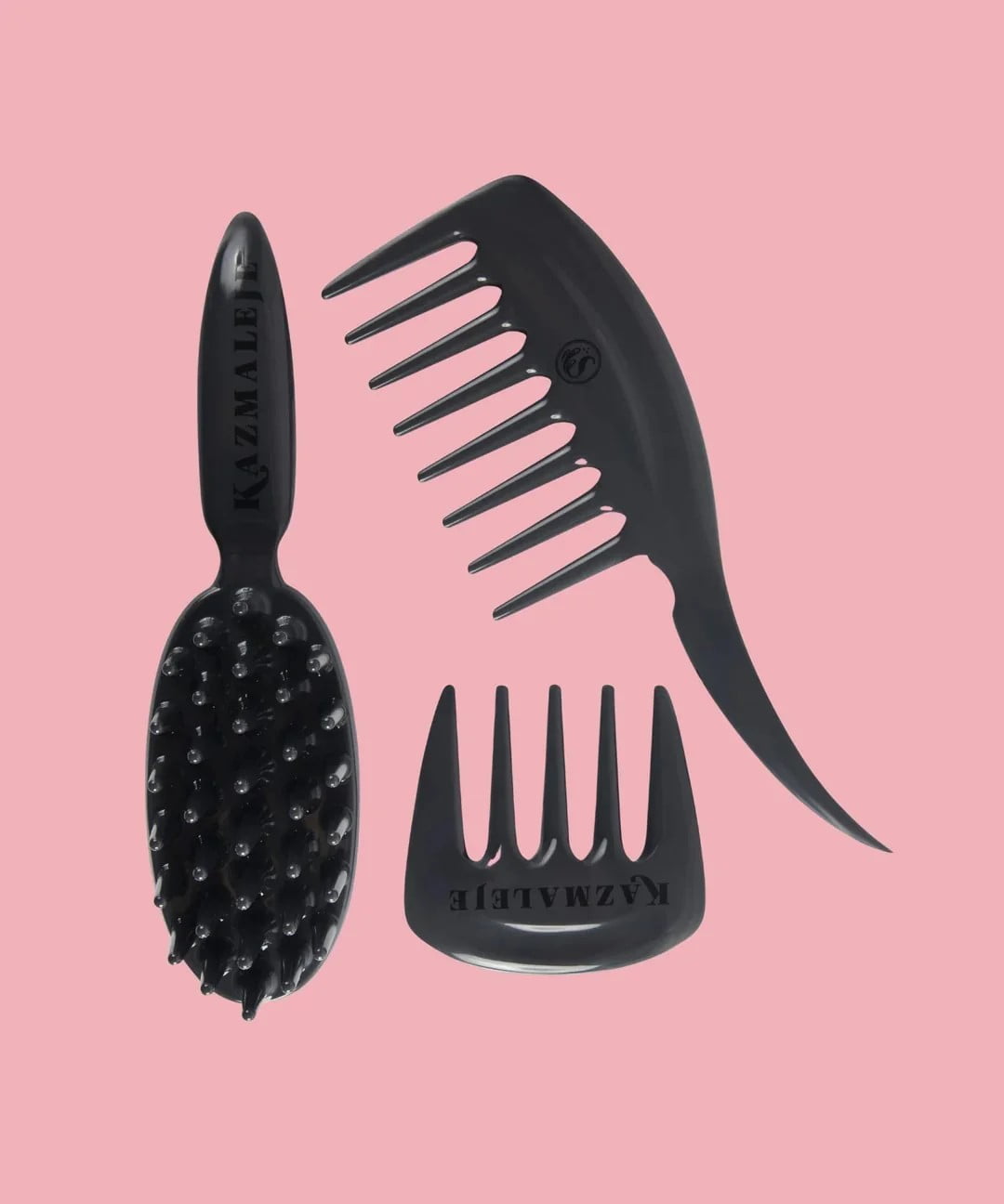 KurlsPlus Paddle Comb Graphite