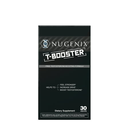 Nugenix T Booster - Free Testosterone Booster for Men, 30 Count