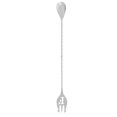 thumbnail image 1 of Cuchara agitadora de acero inoxidable 304, mango largo, espiral, cuchara para cóctel, accesorio para barra, Plata, 1 of 8