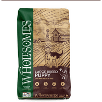 Wholesomes Large Breed Puppy Chicken and Brown Rice Recipe Dry Dog Food, 35 lb. Bag