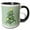 Black/White, variant on 3drose, Crazy Christmas Tree, 11oz Mug
