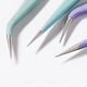 thumbnail image 3 of Tweezers Set - Precision Tweezers - Slant and Pointed Tweezers - Tweezers for Eyebrows - Stainless Steel Tweezer Kit - Tweezers for Ingrown Hair Facia, 3 of 5