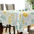 thumbnail image 3 of GZHJMY Beautiful Spring Flower Square Tablecloths, Decorative Tablecloths, Stain Resistant, Heat Resistant, Wrinkle Resistant, Suitable for Kitchen, Dining Room, 3 of 7