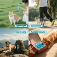 thumbnail image 5 of 6-pack of mineral water for dogs and cats - natural safe drinking water, portable bottle, travel, dog walking and hydration, leak-proof design, 5 of 6