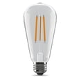 thumbnail image 3 of Feit Electric ST19 LED 8.8W (60W Equivalent) Soft White (2700K), Medium E26 Base, Clear Glass Filament, Dimmable Light Bulb 4 Pack, 3 of 7