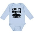 thumbnail image 3 of Inktastic Uncles Lil Racing Buddy Boys or Girls Long Sleeve Baby Bodysuit, 3 of 5