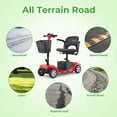 thumbnail image 6 of Arshin Improve 4 Wheel Mobility Scooter for Seniors,Foldable Powered Mobile Wheelchair for Adult 300lbs,Red, 6 of 14
