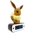 thumbnail image 4 of Teknofun Pokémon Brown Eeeve Light-up 3D Figure Digital Alarm Clock Lamp TF811370, 4 of 4