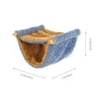 thumbnail image 4 of Decorative Guinea Pig Bed Comfortable Hamster Bed Hanging Chinchilla Hammock Hamster Accessory, 4 of 8