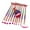 Watermelon Red, variant on 7PC Foundation Eyeshadow Eye Lip Makeup Brush Set Kit for Beauty Application