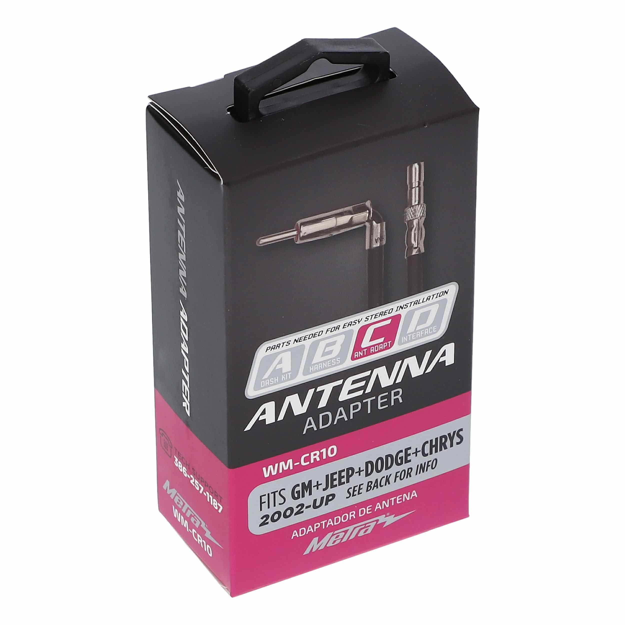 Metra Universal WM-CR10 Radio Antenna Adapter for Select Chrysler, Dodge, Ford, GM, Jeep Models 2002-up