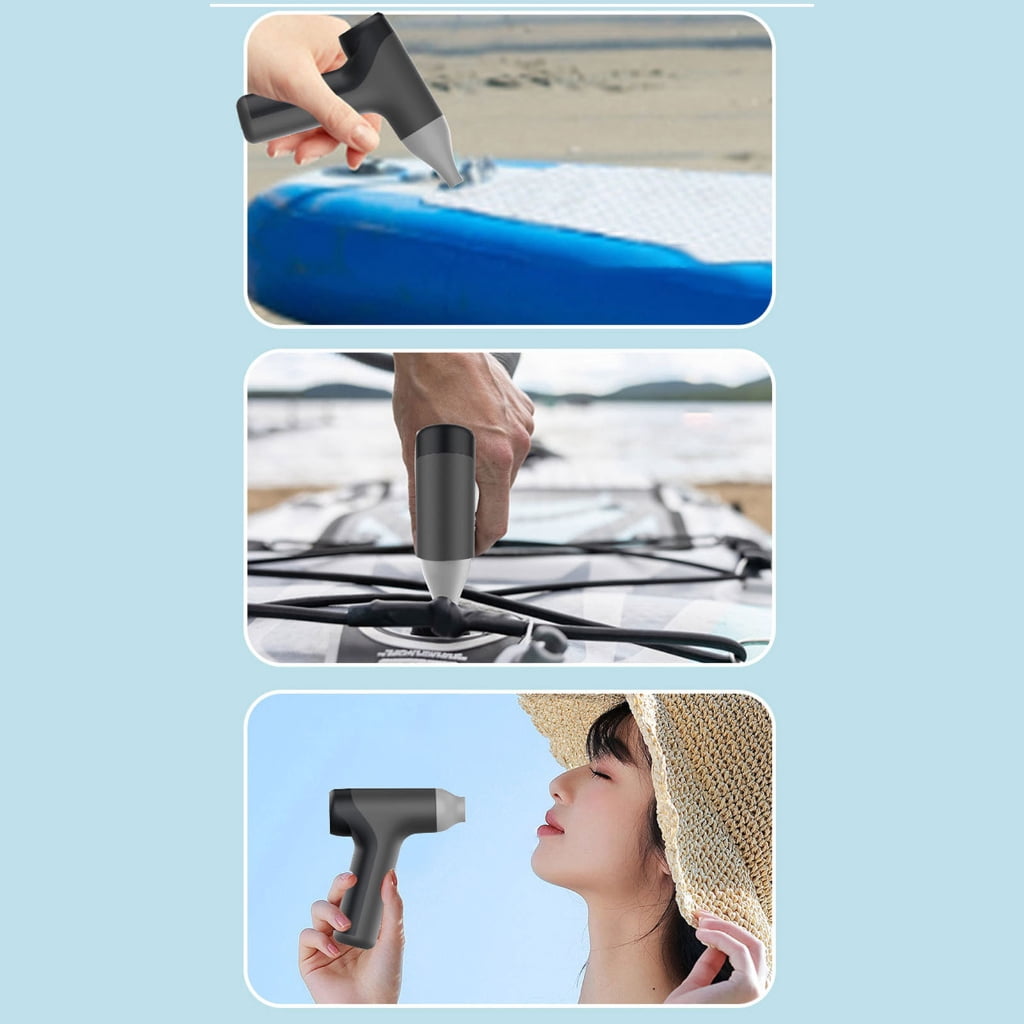 Cordless Fan Lightweight Dust Blower Handheld Engine Fan Air Duster 4 Speed for Women Men Computer Cleaning Outdoor