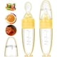 thumbnail image 4 of Cuchara de silicona con depósito, para alimentos sólidos, 90 ml, color amarillo, 4 of 5