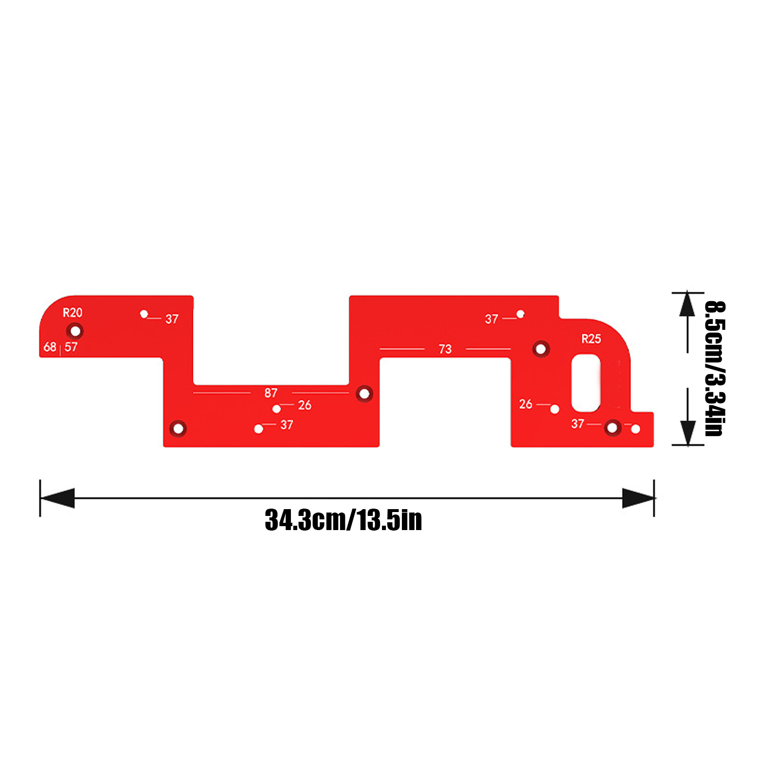 Cabinet Hardware Jig, Aluminum Alloy Punch Locator Drill Guide Cabinet Slotting Tool, Sturdy Cabinet Door Installation Tool Drilling Dowelling Guide for Cabinets Wardrobes