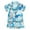 Blue, variant on Infant Baby Girls Outfits Set Boys Satin Button Down Short Sleeve Animals Shirt Tops + Shorts Pants Silk Pajamas Sleepwear Kids Clothes Vêtements Pour Filles Size 6-12 Months