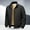 Black, variant on Letdown Plus Size Menâs Bomber Jackets Fall Winter Warm_Windbreakers Zip Up Lined Casual Heavyweight Jacket Padded Coats with Pocket