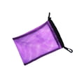 thumbnail image 4 of Decodeary Dive Swimming Drawstring Mesh Bag Storage Gear Diving Snorkel for Purple 9 Inch x 6.5 Inch 5Set, 4 of 6