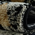 thumbnail image 3 of Ladole Rugs Diamond Geometric Area Rug Carpet in Gold Grey Black, (3'11" x 5'7", 120cm x 170cm), 3 of 4