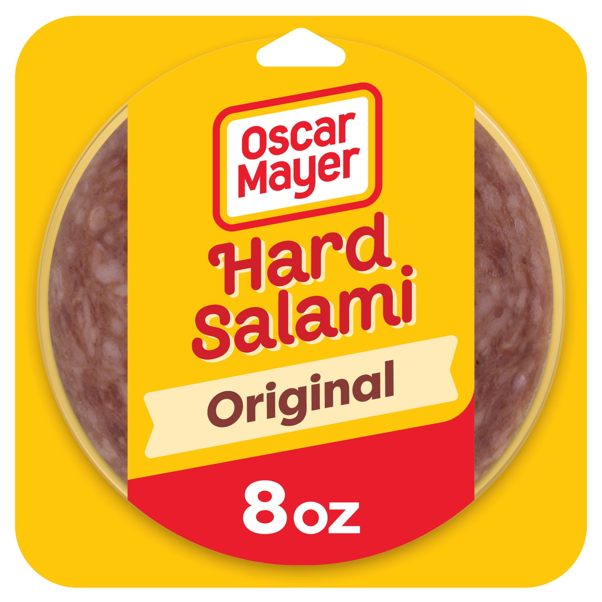 Oscar Mayer Hard Salami Sliced Lunch Meat, for Sandwiches and Easy Lunches, Quality Meat, No Fillers, 8 oz
