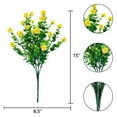 thumbnail image 3 of 5PCS Artificial Flowers Outdoor Fake Flowers for Decoration UV Resistant No Fade Faux Plastic Plants Garden Porch Window Box Décor, 3 of 8
