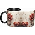 thumbnail image 2 of Rose Coffee Mug Ceramic Tea Cup 11oz Novelty Mugs with Handle Presents for Office Work Home, 2 of 6