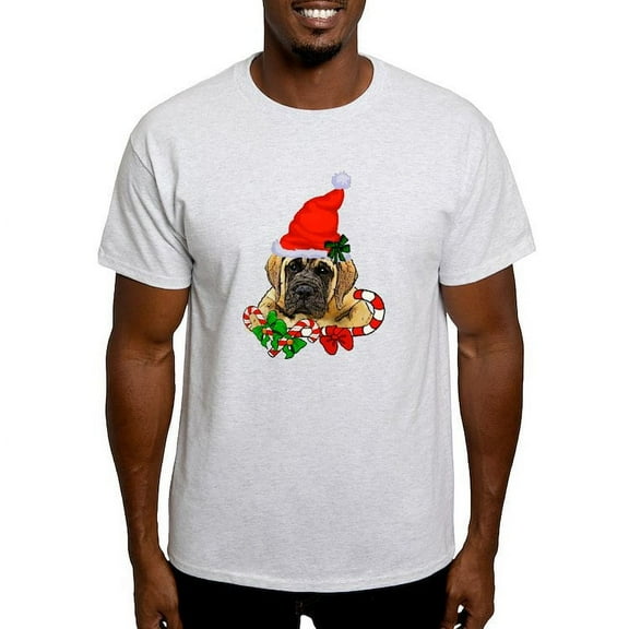 CafePress - English Mastiff Christmas T Shirt - Men's Classic Graphic T-Shirt