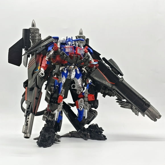 Figurine Articulée de 7,87 Po Transformers Warriors Rise Jetfire Optimus Prime Aile Volante Pilier Étoile Aîné Robot Explorateur Aîné (Jetfire Optimus Prime, Édition Premium)
