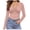 Dark Pink, variant on Long Sleeve Shirts for Women Fashion V Neck Basics Tops Lightweight Base Layer Slim Fit Top