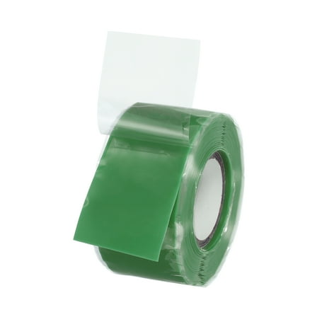 Uxcell Grip Tape, Self-Fusing Silicone Tape 10ft, Sealing Repair Wrap Tape, Green 1 Pcs