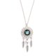 thumbnail image 1 of Collar atrapasueños para mujer, estilo retro bohemio, con colgante de signo del zodiaco, pluma, borla, cadena de cuentas, joyería de constelación - Acuario, 1 of 5