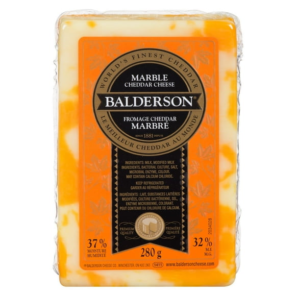 Cheddar marbré Balderson 280g