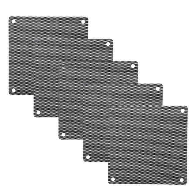 Cubierta para ventilador eléctrico, 5 piezas, 12 x 12 cm, cubierta a prueba de polvo para computadora de PC, cubierta protectora para ventilador, características de vanguardia