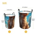 thumbnail image 2 of Lsque Cartoon Cloud Puppy pattern Laundry Hamper Basket, Tall Woven Rope Hamper Basket for Clothes, Lightweight Storage Basket, Collapsible Waterproof-Small, 2 of 8