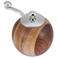 thumbnail image 2 of Wooden Pepper Grinder, Pepper Mill Grinder Bottle Wooden Natural Handy Manual Kitchen Tools, 2 of 8