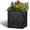 Black, variant on Large Metal Planter Box 17"x 17"x 18", Square Modern Black Metal Planter Box Heavy Duty with Drainage Holes for Outdoor Garden Patio