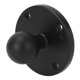 thumbnail image 5 of Placa Adaptadora Redonda AMPS De Metal, Amperaje Resistente Placa Adaptadora AMPS De Metal De 1 Pulgada Anodizado Universal Para Brazo De Doble Zócalo, 5 of 7