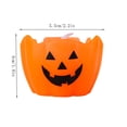 thumbnail image 2 of Halloween Decorations Pumpkin Candle Light Decoration Prop, Flameless Pumpkin Candle Decor for Halloween Parties, Festive Fall Decorations for Home, Easy to Place Anywhere, 2 of 7