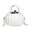 White, variant on HAYIMI Women Pumpkin Handbag Stylish Glossy Removable Chain Strap Handle Crossbody Purse Halloween Party Shoulder Bag