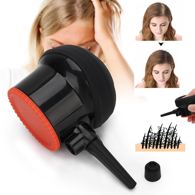 Aplicador de Fibra para el Cabello, Boquilla de Aplicacia de Fibra para El Cabello Ecológica, Boquilla Suave Estable Hogar Seguro para El Cabello