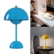 thumbnail image 5 of Flower Bud Table Lamps Rechargeable Modern Mushroom Desk Lamp Touch Control Led Night Light Home Bedroom Decorations, 5 of 5