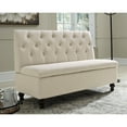 thumbnail image 2 of Signature Design by Ashley Casual Gwendale Entryway Storage Bench, Light Beige, 2 of 7