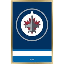 NHL Winnipeg Jets - Logo 21 Wall Poster, 22.375" x 34", Framed